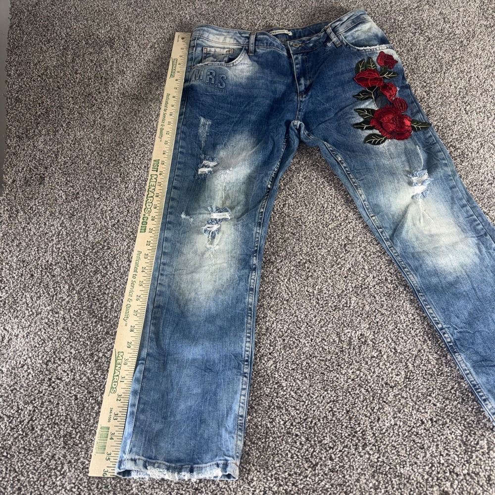 MRS (Members Research Section) Women's Blue Jeans Size 32 - Picture 8 of 13
